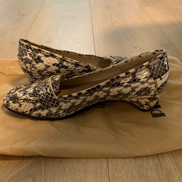 Prestige mid heel lady shoes,snake skin pattern - Picture 7 of 7